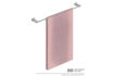 Picture of Bathroom Butler 5872 Single Towel Rail 650 mm Polished