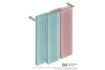 Picture of Bathroom Butler 5882 Double Towel Rail 650 mm Polished