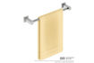 Picture of Bathroom Butler 8570 Single Towel Rail 430 mm Matt Black