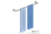 Picture of Bathroom Butler 8572 Single Towel Rail 650 mm Brush