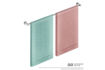 Picture of Bathroom Butler 8578 Single Towel Rail 1100 mm Brush