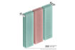 Picture of Bathroom Butler 8585 Double Towel Rail 800 mm Brush