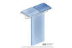 Picture of Bathroom Butler 8593 Towel Shelf & 650 mm Hang Bar Polished